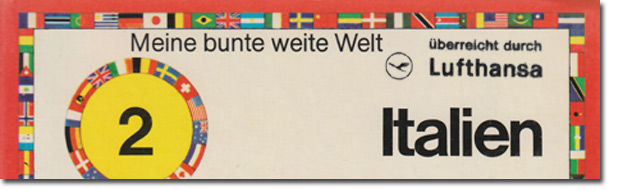 Werbeaufdruck Lufthansa