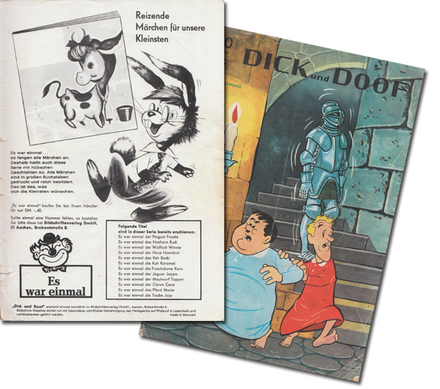 Crossreferenz im Comic 'Dick und Doof' Nummer 12