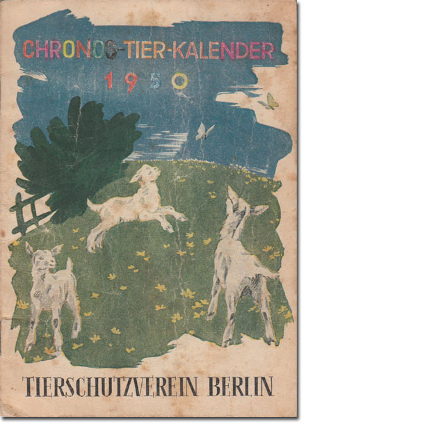 Chronos-Tier-Kalender 1950 | Ausgabe A