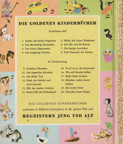 Goldene Kinderbcher Rckseite Version 4 - Verlag Sauerlnder