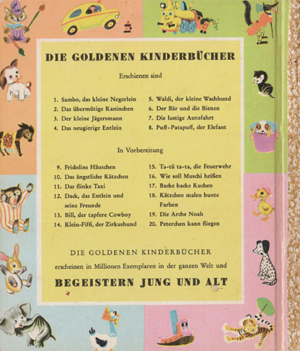 Goldene Kinderbcher Rckseite Version 4 - Verlag Sauerlnder