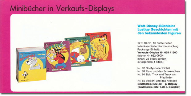 Verkaufskassette im Katalog 1986